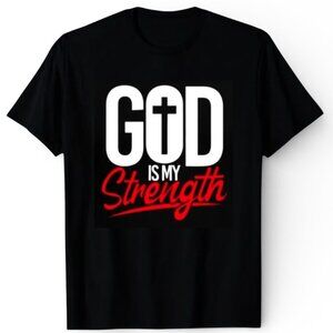 NEW - FAITH COLLECTION INSPIRED BLACK TSHIRT UNISEX - 014 SZ LARGE
